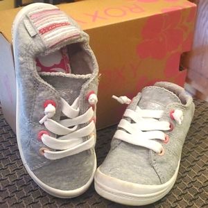 ROXY girls shoes Bayshore III size 11 grey